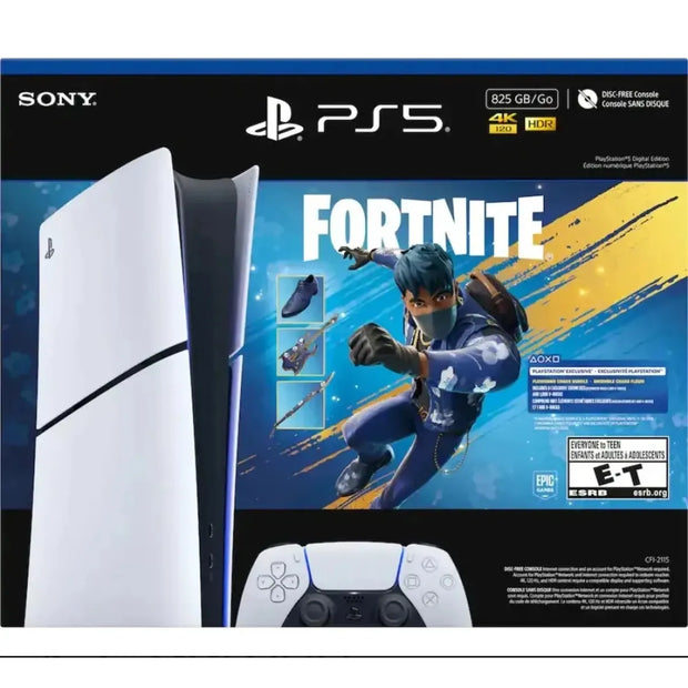 Playstation 5 Slim Edicion Digital + Paquete Fortnite by PlayStation